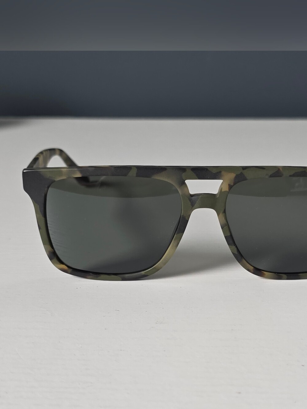 Camouflage Square Polarized Men's Sunglasses - Green